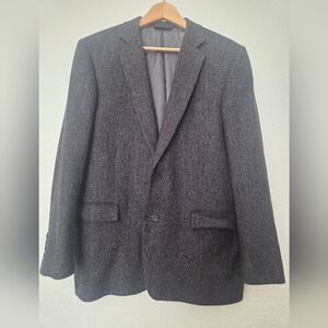 Brooks Brothers Regent 44R Herringbone Wool Cashmere Blazer Lanificio di Pray